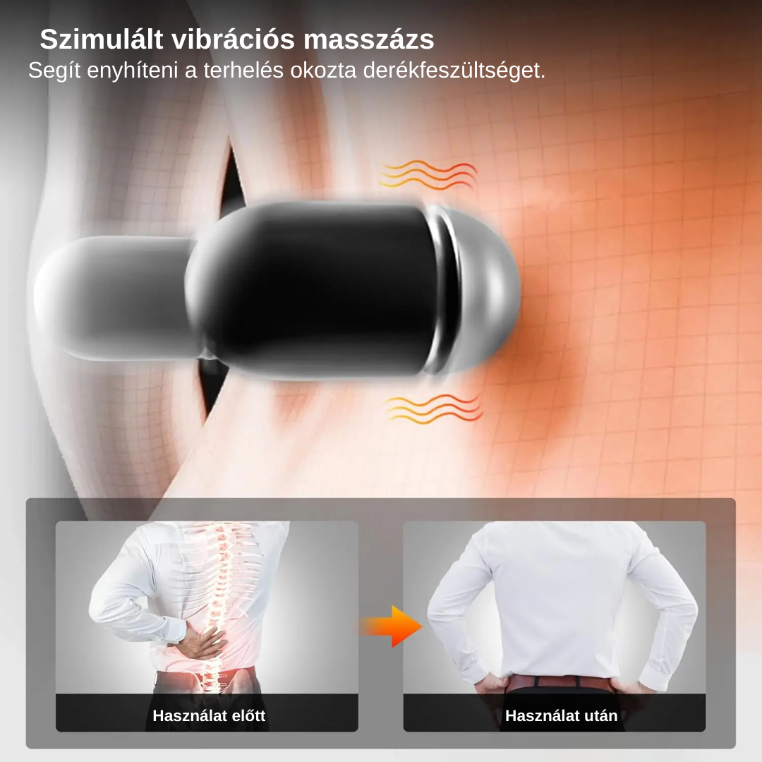 Intelligens deréktámasz és masszírozó™